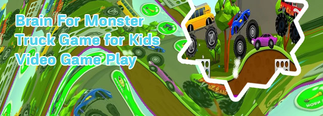 Monster truck game for kids